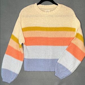 Billabong Women's "Seeing Double" Crewneck Sweater SZ sml